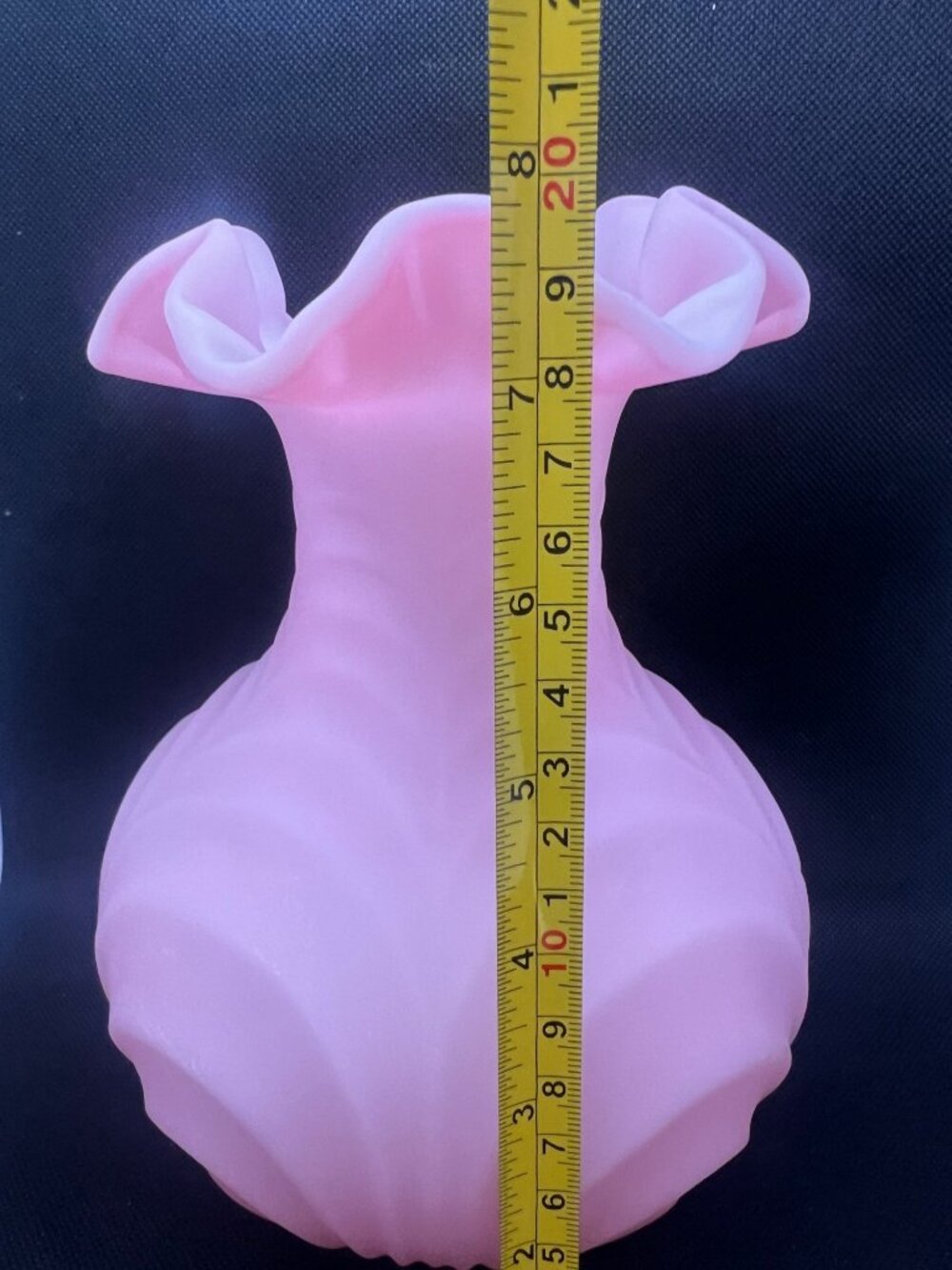 Fenton Rose Pink Drapery Vase Drape Pattern READ - Picture 3 of 15
